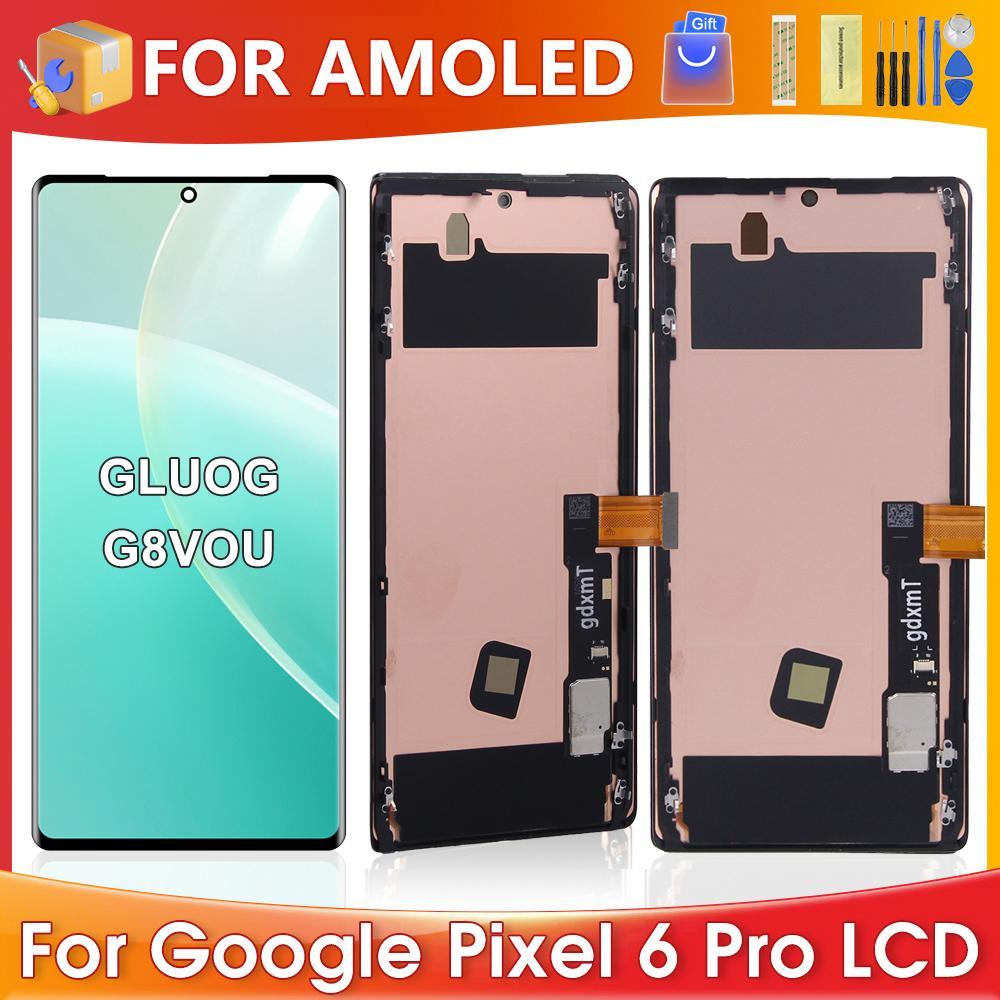 6.7 สําหรับ Google Pixel 6 Pro สําหรับ AMOLED Google Pixel 6 Pro GLUOG G8VOU จอแสดงผล LCD Touch Scre