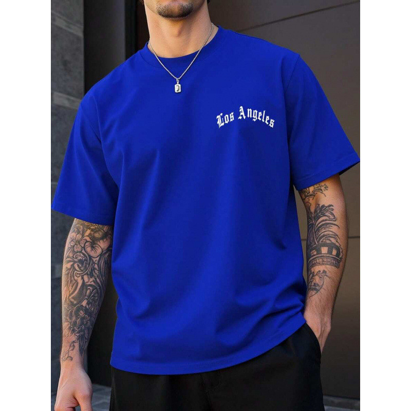 2026棉休闲印花Manfinity Homme Men Letter Graphic Casual ShortCOD J0ZT