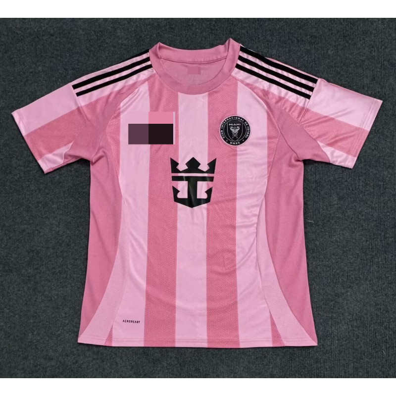 พัดลมรุ่น 2526 Inter Miami Home และเสื้อกีฬาแขนสั้น ไซส์ S-4XL