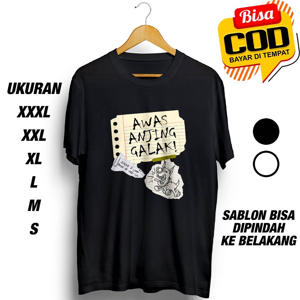 KATUN BEWARE OF FIERCE DOG เสื้อยืด ผ้าฝ้าย DISTRO CLOTHES