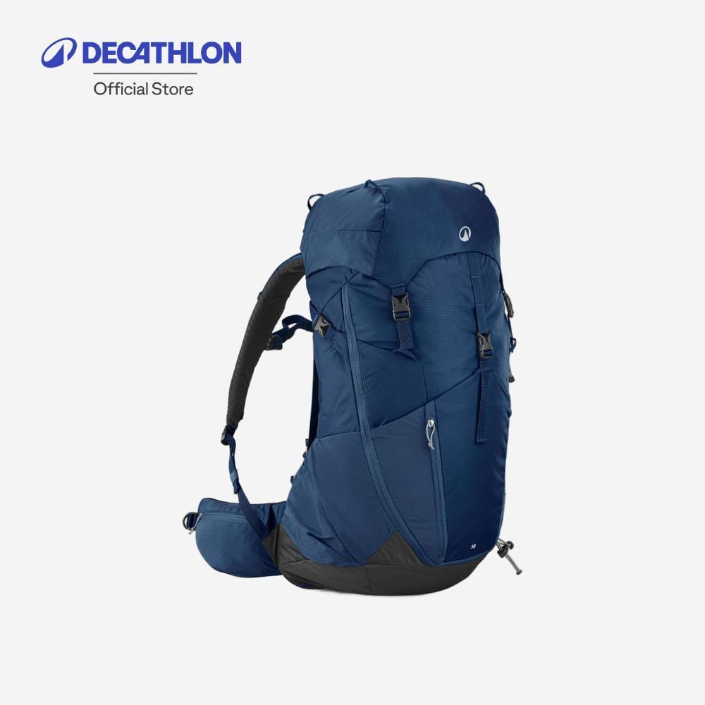 Decathlon 38 L Hiking Backpack Mh500 กระเป๋าเป้เดินป่ารุ่น Mh500 ขนาด 38 ลิตร - Blue