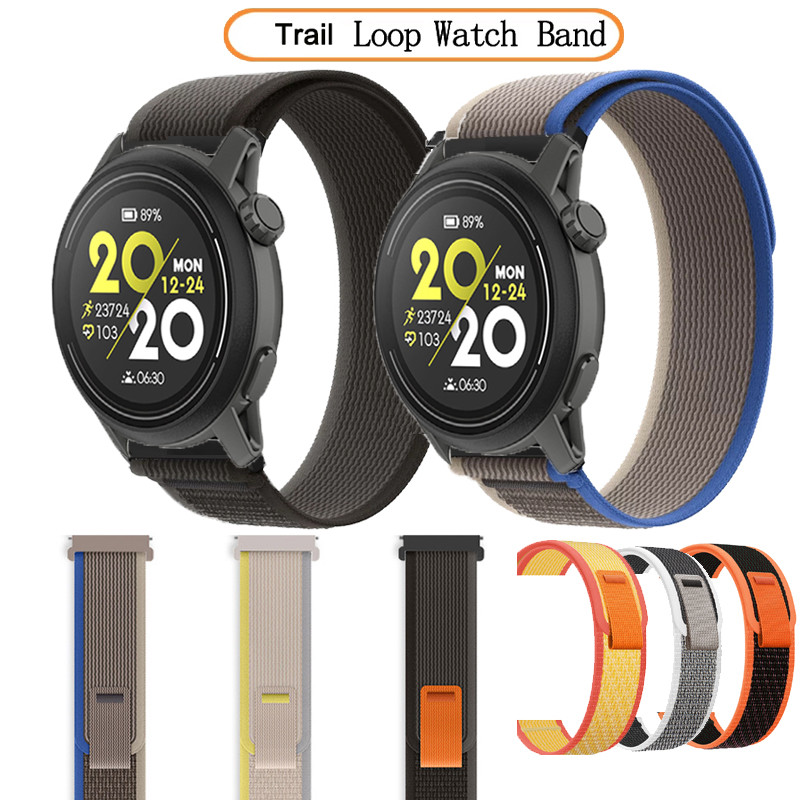 Trail Loop สายนาฬิกาไนลอน สําหรับ COROS PACE 2 3 4/APEX 2 Pro/APEX Pro/APEX/APEX 4/VERTIX/42มม. 46มม. เปลี่ยนสายนาฬิกาอัจฉริยะ