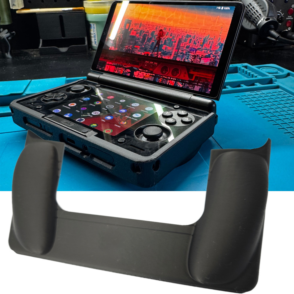 สําหรับ AYN THOR Handle Controller, 3D พิมพ์ Ergonomic Grip, PLA + วัสดุ Anti-Slip Holding Handle สําหรับ AYN THOR เกมคอนโซล