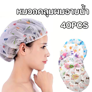 หมวกคลุมผมอาบน้ํา PEVA กันน้ํา ลายการ์ตูนน่ารัก มีให้เลือกหลายแบบ ผมแห้ง ลายน่ารัก Shower Caps