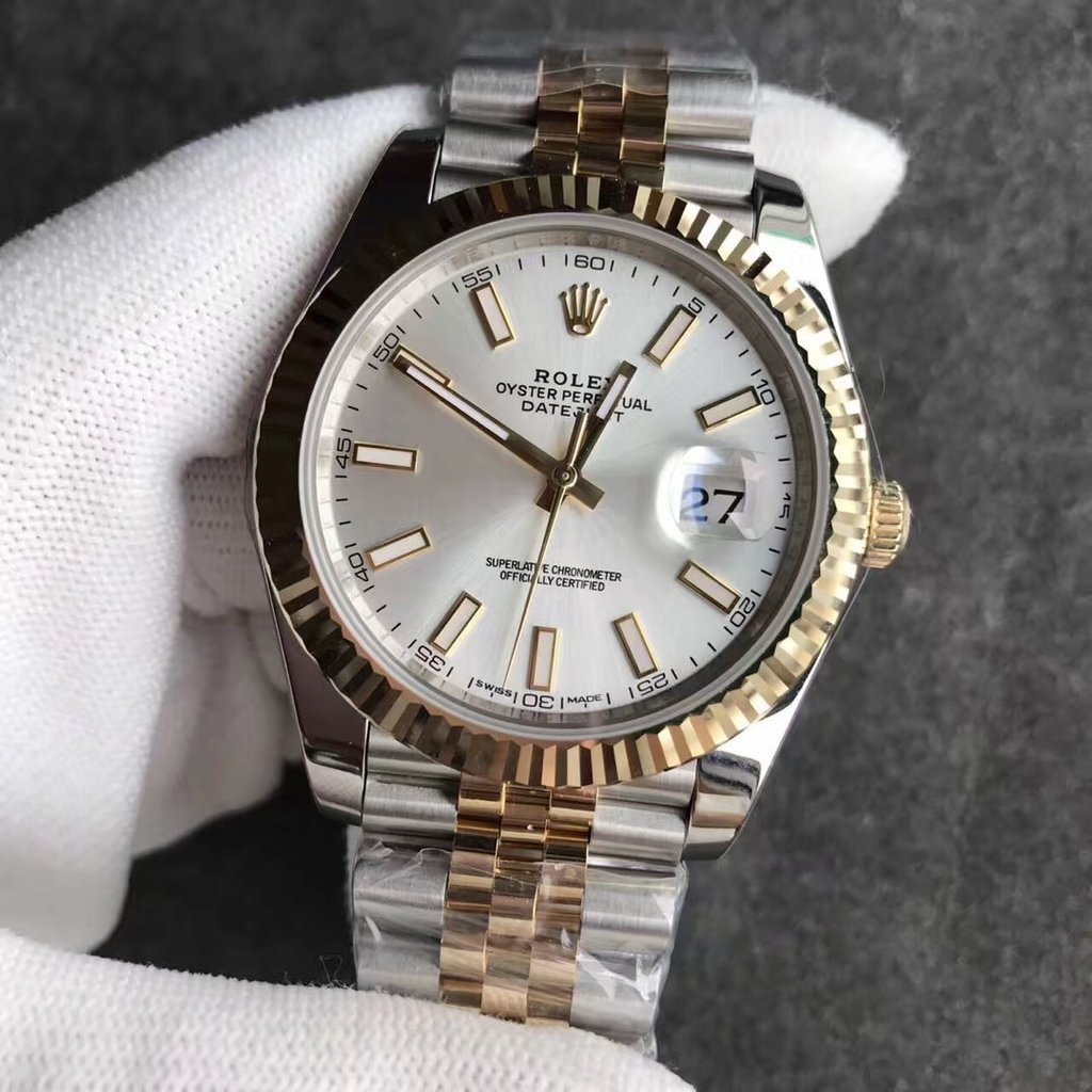 N Factory สินค้าใหม่ K Gold Version Rolex (Rolex) ประเภทไดอารี่ซีรีส์ถาวรพร้อมเครื่องขนาด 3235 41MM 