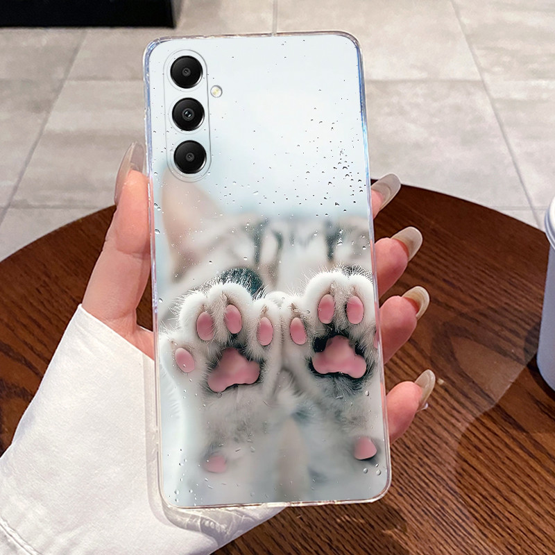 ปลอกสําหรับ Samsung Galaxy A05s A04s ความงามหรูหราน่ารัก Cool ชายหญิงซิลิโคนอ่อนนุ่มเคสโทรศัพท์ฝาหลังโปร่งใส TPU Shell - รูปที่ 4