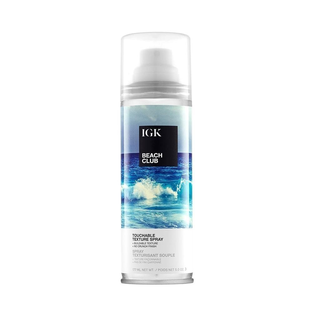 IGK BEACH CLUB Touchable Texture Spray | Hold + Volume + Lightweight | Vegan + Cruelty Free |