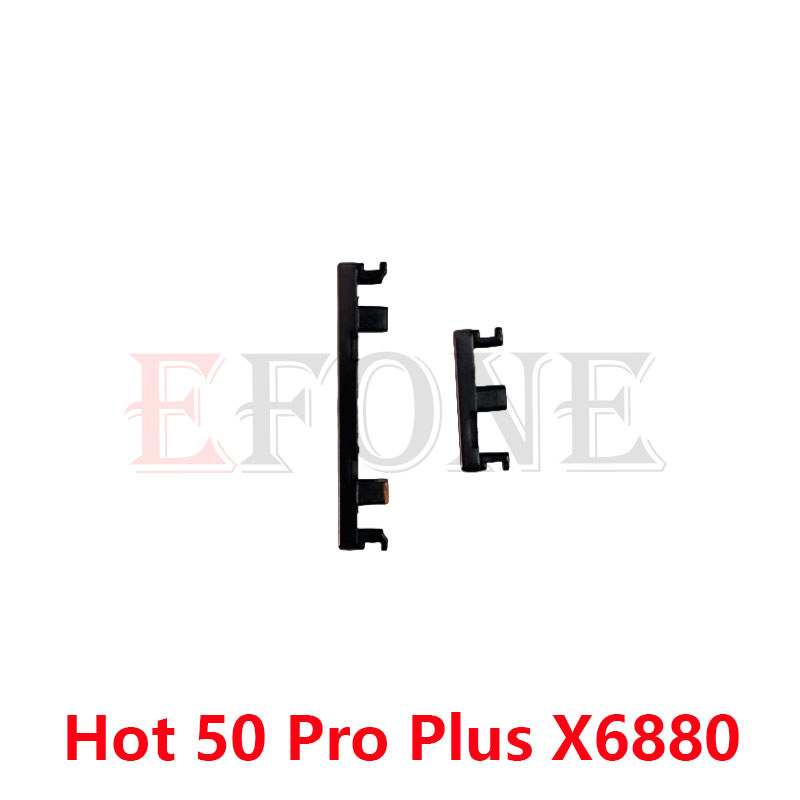 เหมาะสําหรับเกียร์ Hot 50 Pro X6880 ปุ่มปรับระดับเสียงปุ่มด้านข้าง