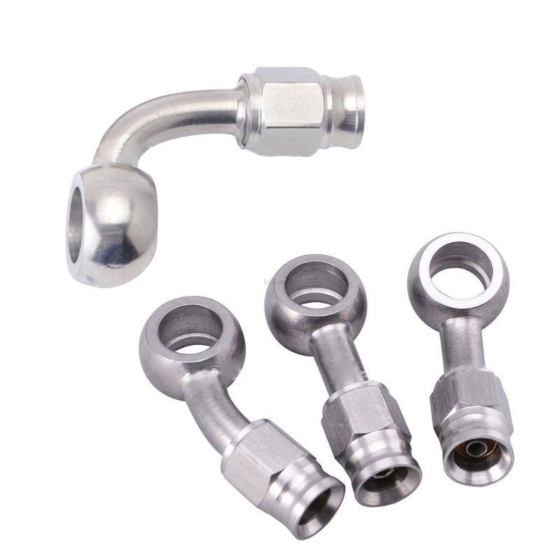 BA AN3 10 มม.สแตนเลส Antirust ไฮดรอลิกเบรคท่อ Fitting Ends อะแดปเตอร์สําหรับรถยนต์รถจักรยานยนต์มอเตอร์จักรยาน Accesso