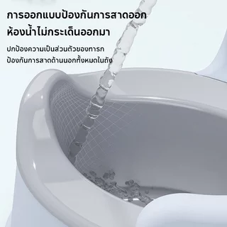 กระโถนเด็ก โถฉี่เด็ก ห้องน้ำเด็ก ฝึกขับถ่าย กันลื่น ถอดล้างง่าย PP ปลอดสาร กันกระเด็น