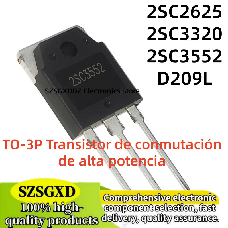 5PCS 2SC2625 2SC3552 2SC3320 D209L C2625 C3552 C3320 TO-3P Field Effect ทรานซิสเตอร์