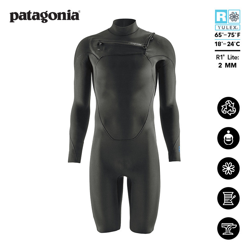 ผู้ชาย 2 มม.ท่องฤดูหนาวเสื้อผ้า R1 Lite Yulex FZ 88532 patagonia patagonia
