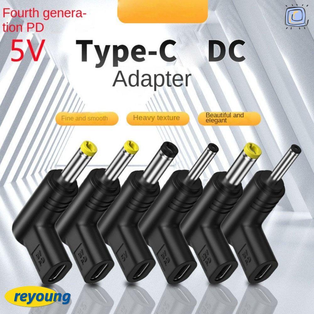 REYOUNG USB C PD to DC Power Connector, 5V 9V 12V Universal Type C to DC Jack Plug, สําหรับแว่นตา VR