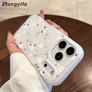 ดอกไม้หรูหราเคสโทรศัพท์แม่เหล็กสําหรับVivo V70 ELite FE V60 V60E V50 V50E V40 SE Lite Pro V40E 5G 4Gฝาครอบลูกอมสีน่ารัก 2 ใน 1 ไร้สายชาร์จปลอก