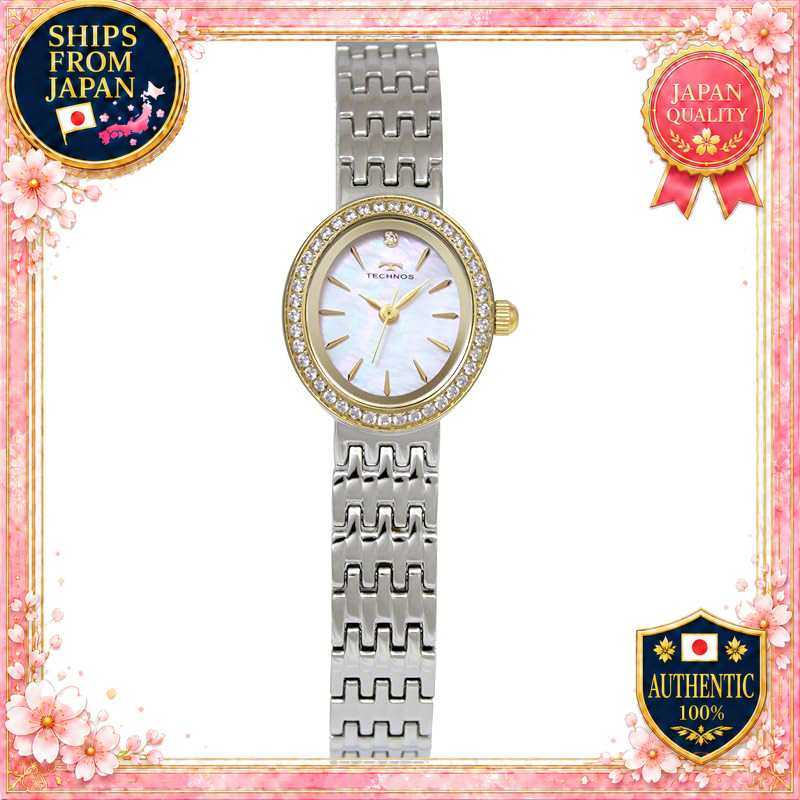 TECHNOS Pave Watch T9933WG