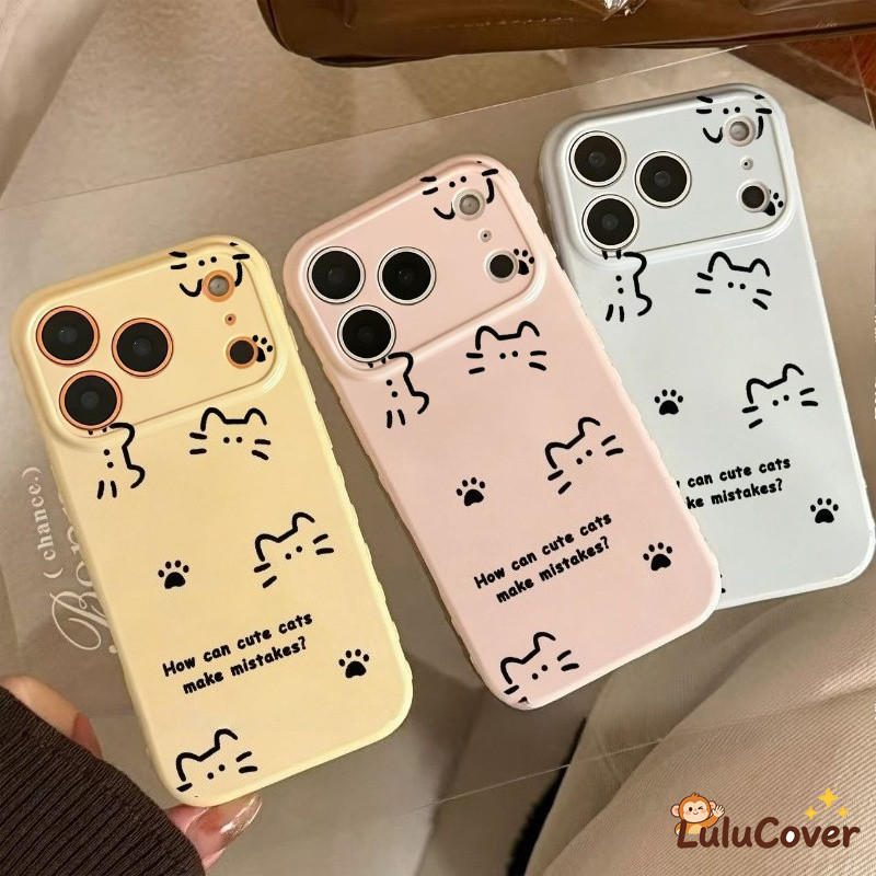 Kawaii Line Cat Side Hearts สําหรับ Vivo X300 X300S X200 FE Pro Mini X200S X200T X100 X100S X90 X90S สีสัน Candy สีกล้องขนาดใหญ่หน้าต่างกันกระแทกปลอกนุ่ม