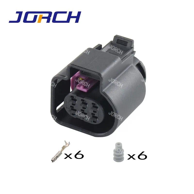 J 2 ชุด 6 Pin อัตโนมัติกันน้ำ LSU 4.9 กว้างแถบออกซิเจน Sensor Connector 1928404669 คันเร่งปลั๊กสำหรั