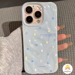 เคส Oppo A17 A12 A15 A38 A16 A54 A57 A3s A78 A74 A5s A58 A16K A18 A17K A7 A55 A31 Reno 8T 6 เคสโทรศัพท์รูปดาวห้าแฉกสไตล์