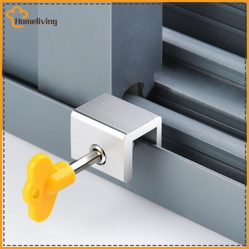 HOME หน้าต่างอลูมิเนียม Lo พร้อมกุญแจปรับเลื่อนความปลอดภัย Lo สําหรับ Childproofing Home Office Dorm