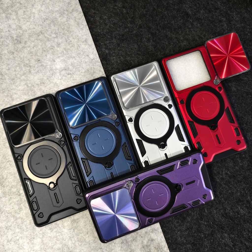 Infinix GT20 Pro - GT 20 Pro - EvoX Army Military Flash Flip Lens Armor Case กันกระแทก