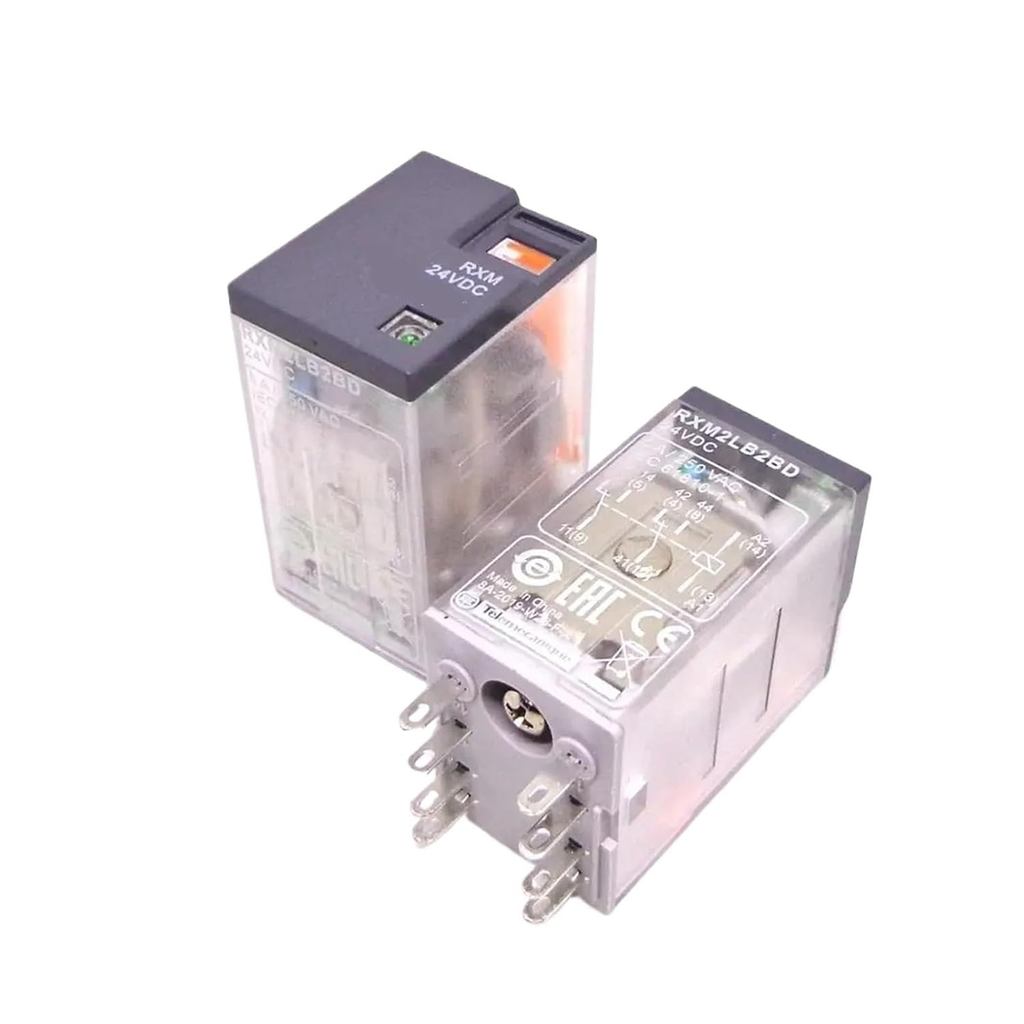 รีเลย์ 5 ชิ้น RXM2LB2BD RXM2LB2P7 RXM2LB2B7 RXM2LB2F7 RXZE1M2C 2CO 5A 24VDC 230VAC 120VAC (RX24V2B) 