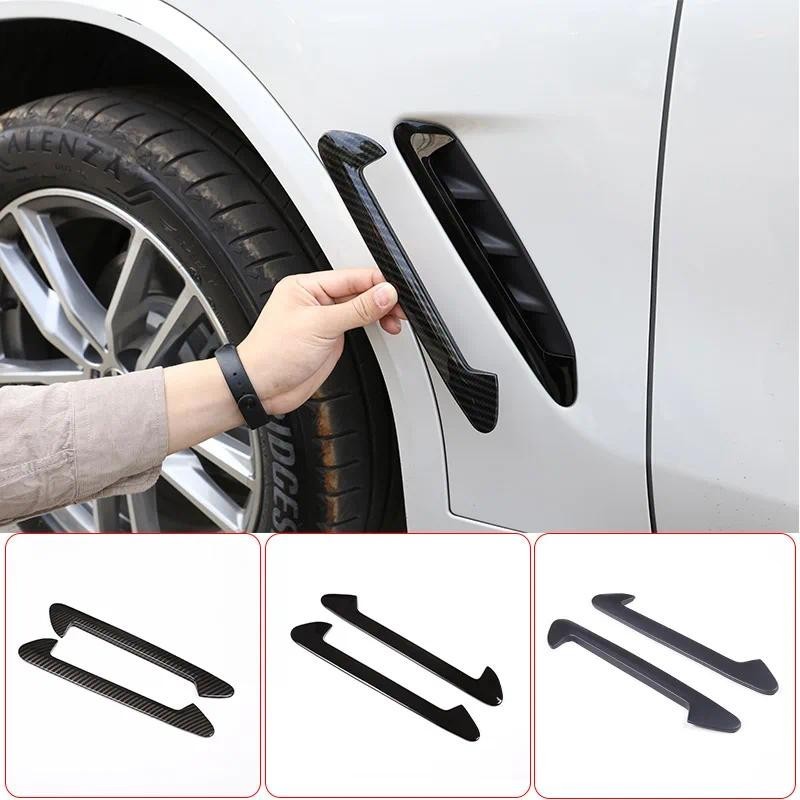 รถด้านข้าง Fender รถด้านข้าง Vent Air Flow Fender Intake สติกเกอร์ Shark Gills ด้านข้าง Vent สําหรับ