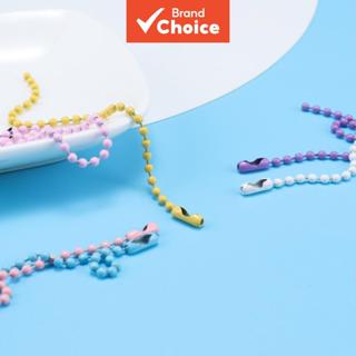 DIY 20 ชิ้น พวงกุญแจ ห่วงกลม โซ่ลูกปัด สร้อยข้อมือ 11.5 ซม. …