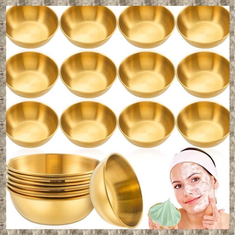 [zv0lma8i] Skincare Home Salon เครื่องสําอาง 12 ชิ้น 3.5 ใน DIY Face Mask ชามผสม,ขนาดเล็ก Estheticia