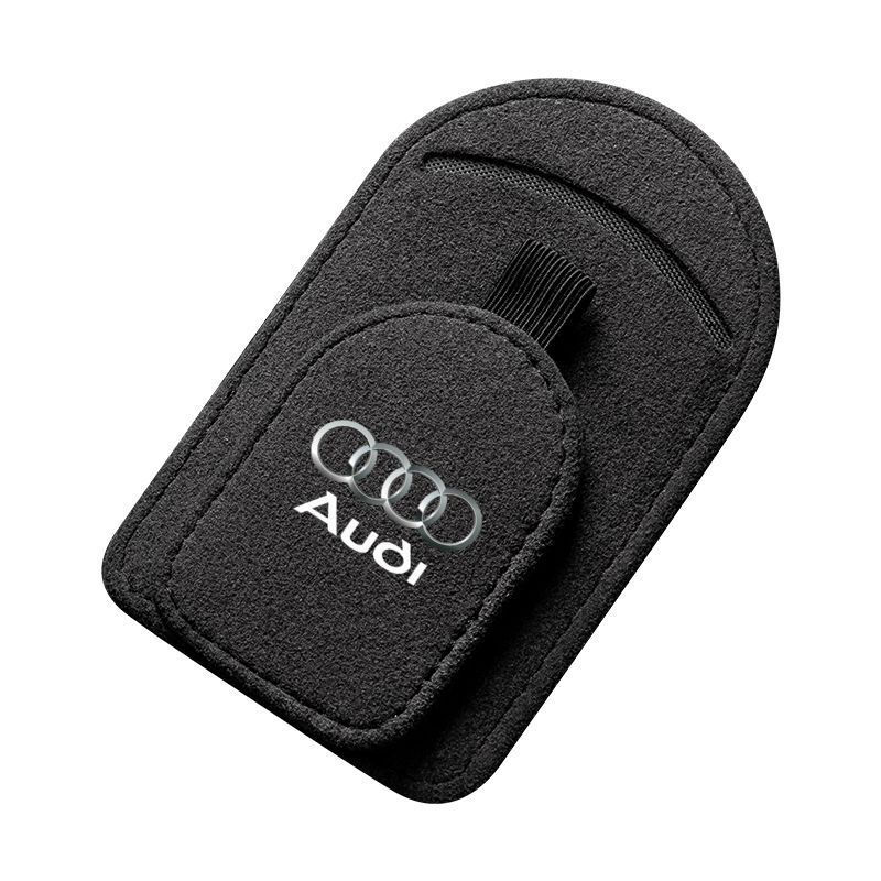 New Product#Audi A6L A4L Q5L Q2L Q3 A3A5L Car Glasses Clip Sun Visor Sunglasses Storage Sunglasses C