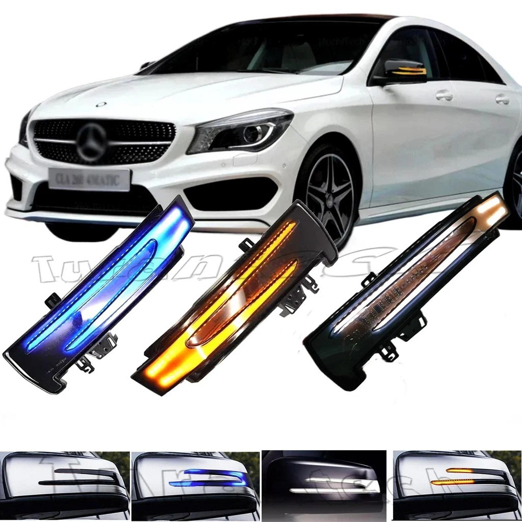 2 ชิ้นไฟเลี้ยวไฟสัญญาณสําหรับ Mercedes benz W176 W246 W204 W212 W207 W221 W216 W218 W117 X156 X204 S