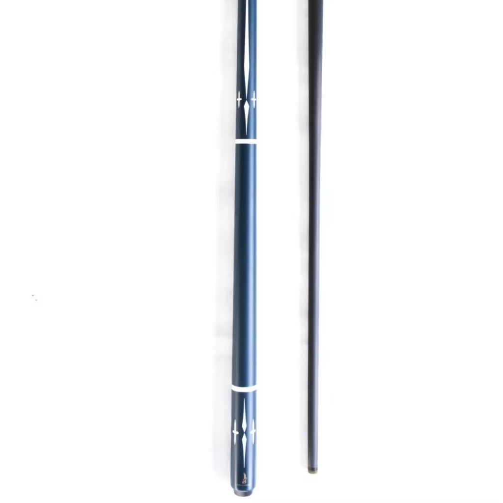 Xueqing ขายร้อน 147 ซม.คาร์บอนไฟเบอร์ 1/2 สมาชิก Rod Snooker Cue พร้อมล้อกลางแขนป้องกัน