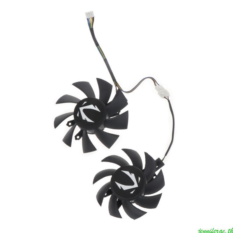 Jenniferac CF8015H12S DC12V 0 32A พัดลม VGA สําหรับ ZOTAC GAMING GeForce GTX 1660 SUPER กราฟิกการ์ดพ