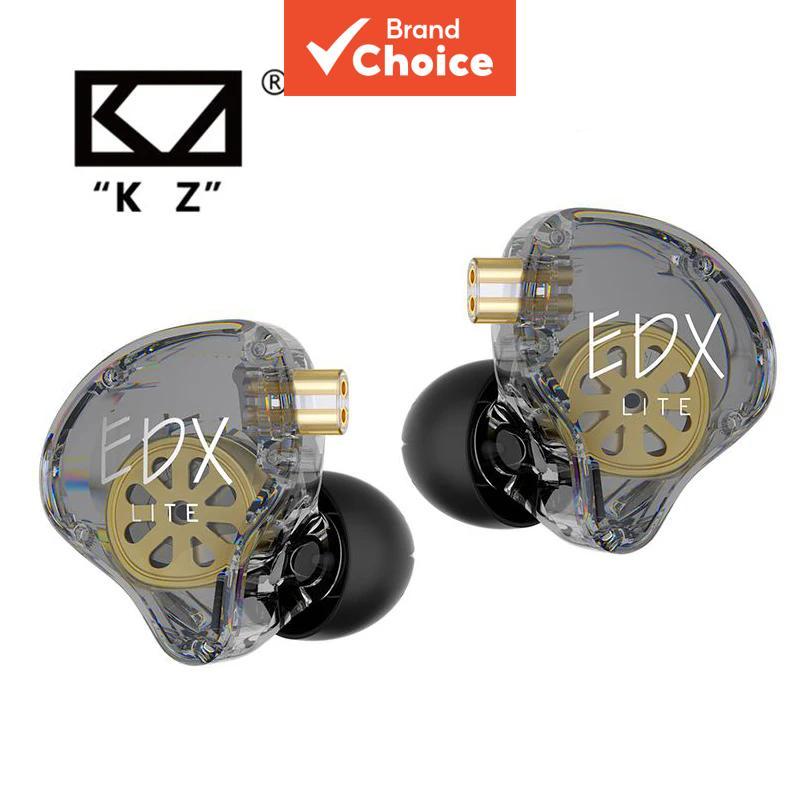 KZ-EDX Lite HeadphonesDynamic HIFI Bass หูฟัง In Ear Monitor หูฟังภายในแม่เหล็กในตัวชุดหูฟังไมโครโฟน