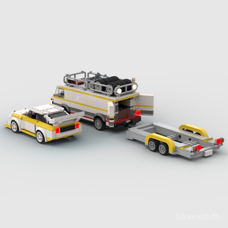 Audi Quattro S1 Style Rally Car Building Blocks ของเล่นดีไซน์คลาสสิก DIY Assembly Kit สําหรับอายุ 15