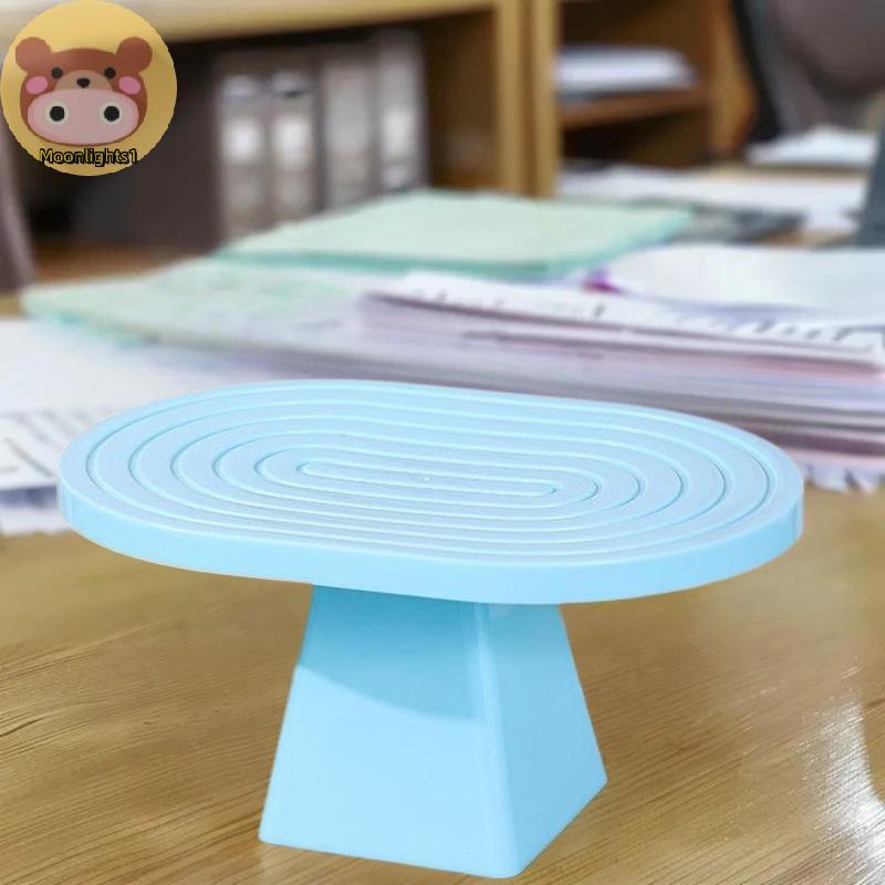 Moonlights1 ถาดเสิร์ฟพลาสติกวางซ้อนกันได้สําหรับเค้กขนมขบเคี้ยว Elegant ขนม Tower Party ตกแต่งทําควา