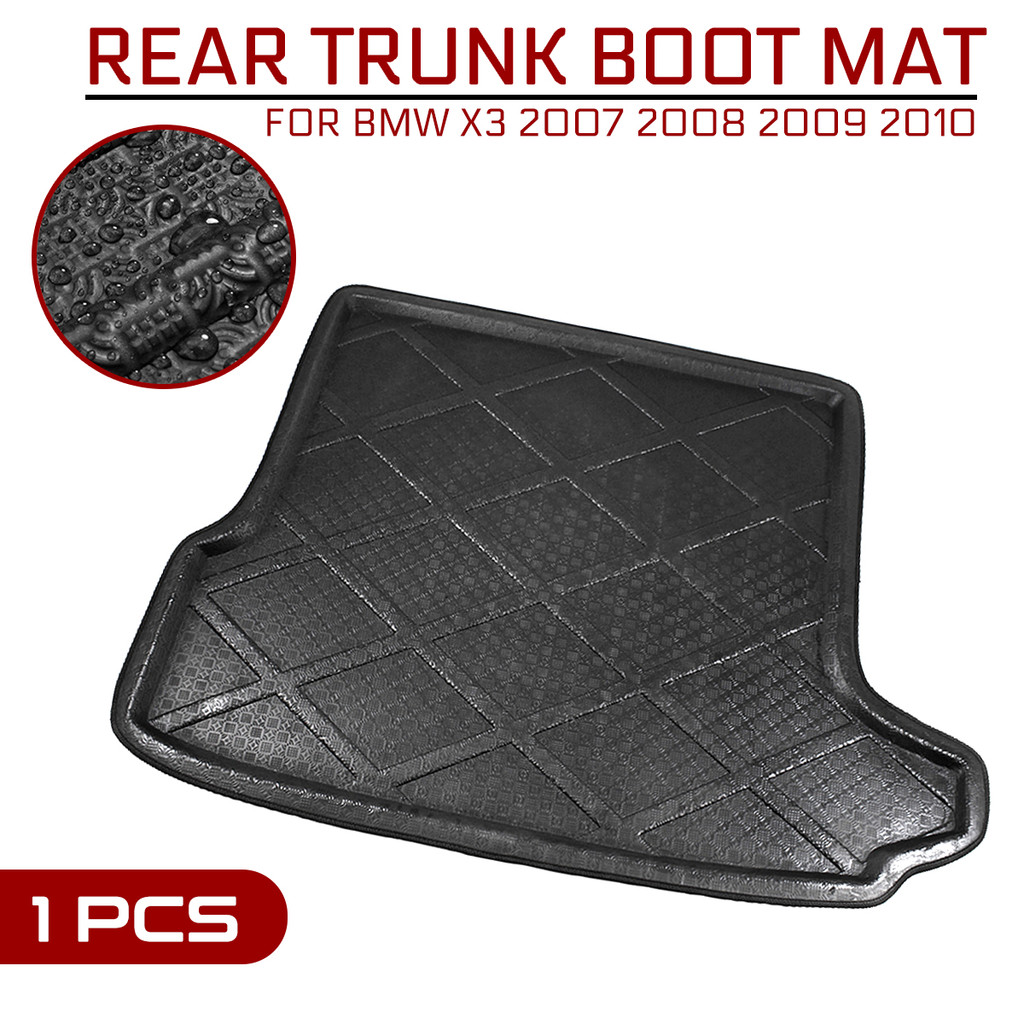 รถพรมด้านหลัง Anti-mud สําหรับ BMW X3 2007 2008 2009 2010 พรมปูพื้น