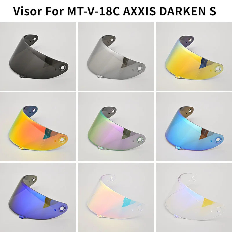 ReadyStockvisor สําหรับ DARKEN S AXXIS หมวกกันน็อคอุปกรณ์เสริมสําหรับ MT-V-18C shield แว่นตากันลม sun & UV protection day & night สีสัน visors