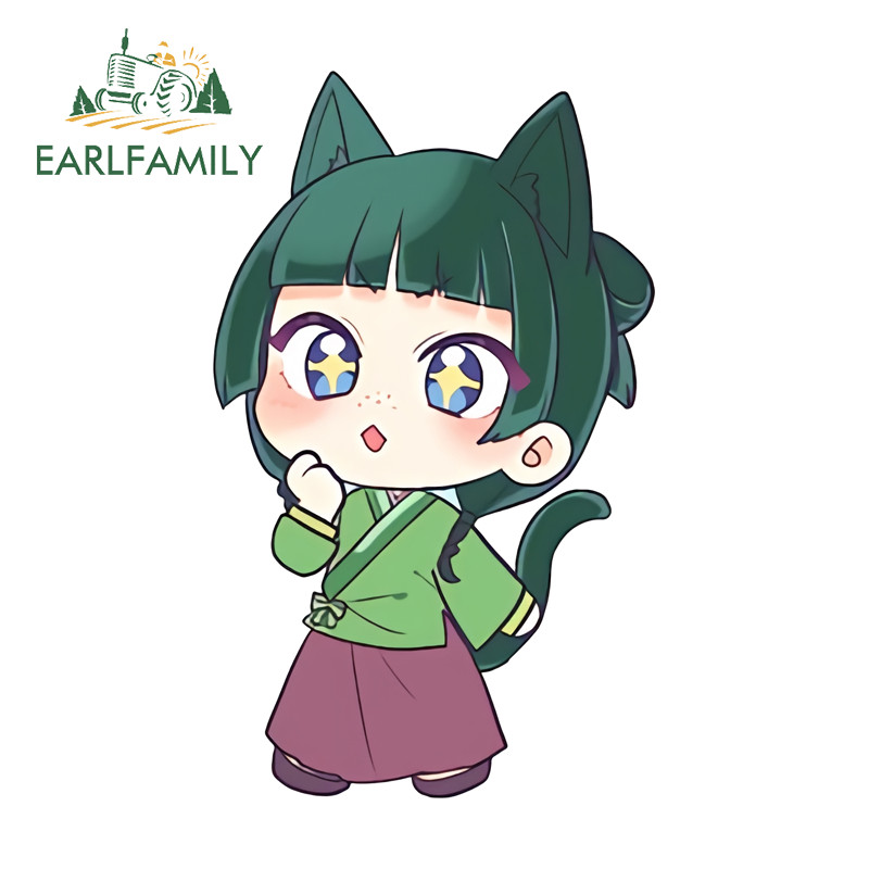 EARLFAMILY Maomao Kuzuriya No Hitolusionto Drawn สติกเกอร์รถ Chibi รถสกู๊ตเตอร์ไฟฟ้าจักรยาน Trunk ตล