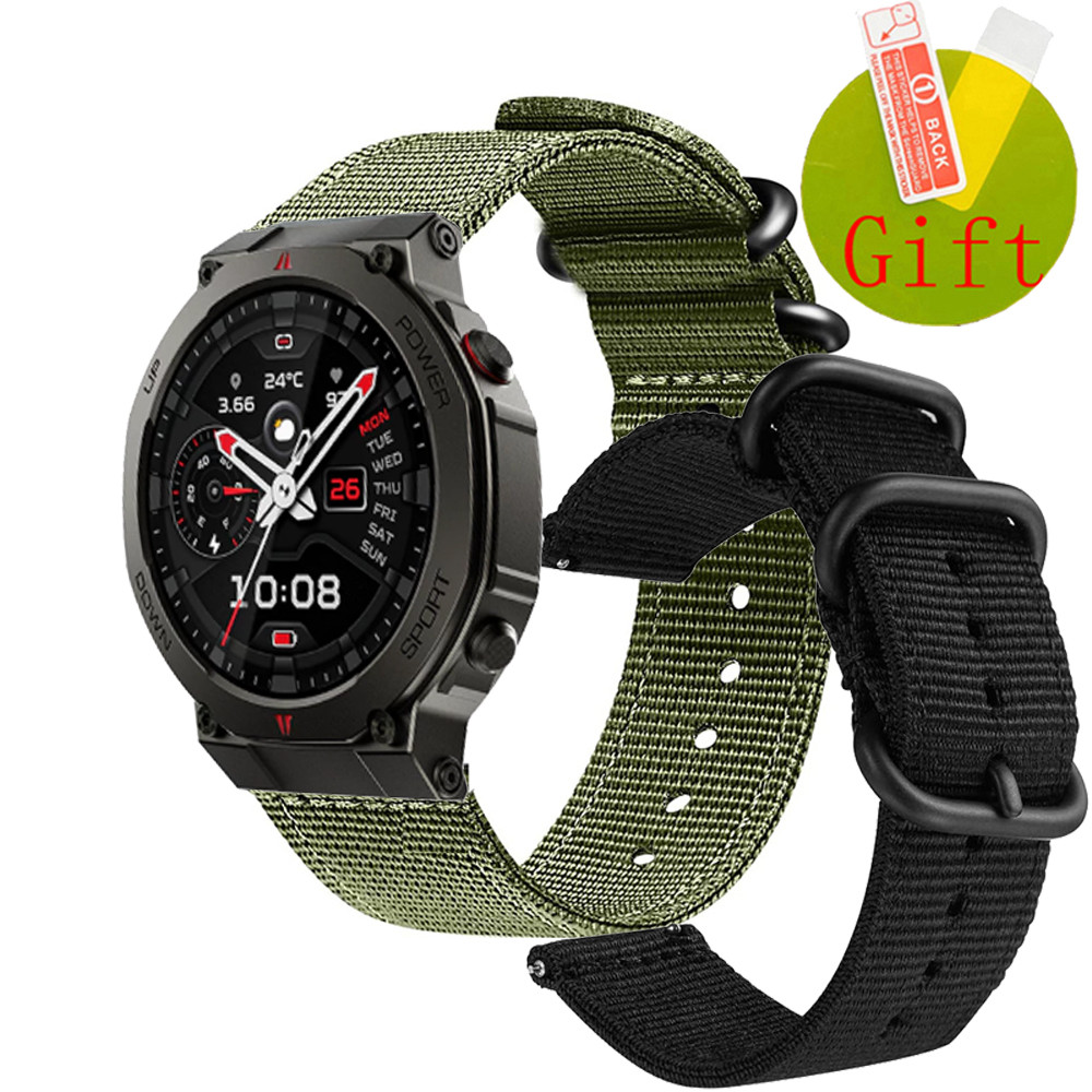 ฟิล์ม สาย Black Shark GS3 Ultra Smart Watch Strap สายรัดข้อมือไนลอนสําหรับ Black Shark GS3 Ultra สมา