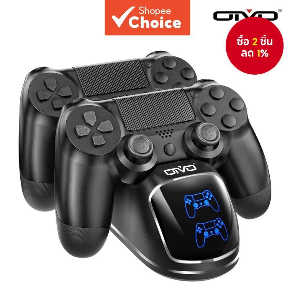 Oivo Charger Dock Station สําหรับคอนโทรลเลอร์ PS4,เครื่องชาร์จคอนโทรลเลอร์เร็วพร้อมไฟ LED