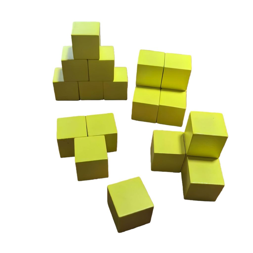ของเล่นเสริมสร้างการเรียนรู้_cube_pine_block สำหรับเด็ก ทำเองได้ วัสดุจากไม้สน