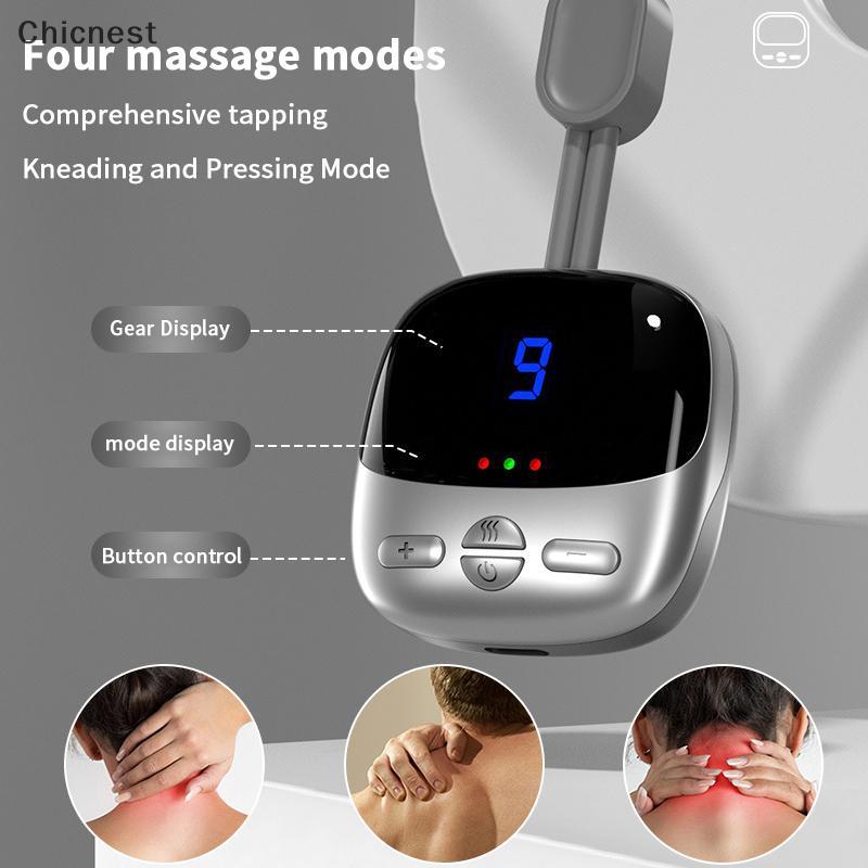 [Chc] เครื่องนวดคอและไหล่หลัง, 2025 อุปกรณ์นวดคอและไหล่ไฟฟ้าแบบพกพาขนาดเล็กใหม่, พร้อมความร้อน [VN]