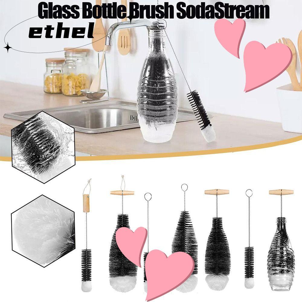 ETHEL Soda Stream Bottle Brush กําจัดฝุ่น แปรงทําความสะอาดห้องครัวในบ้านคุณภาพสูง