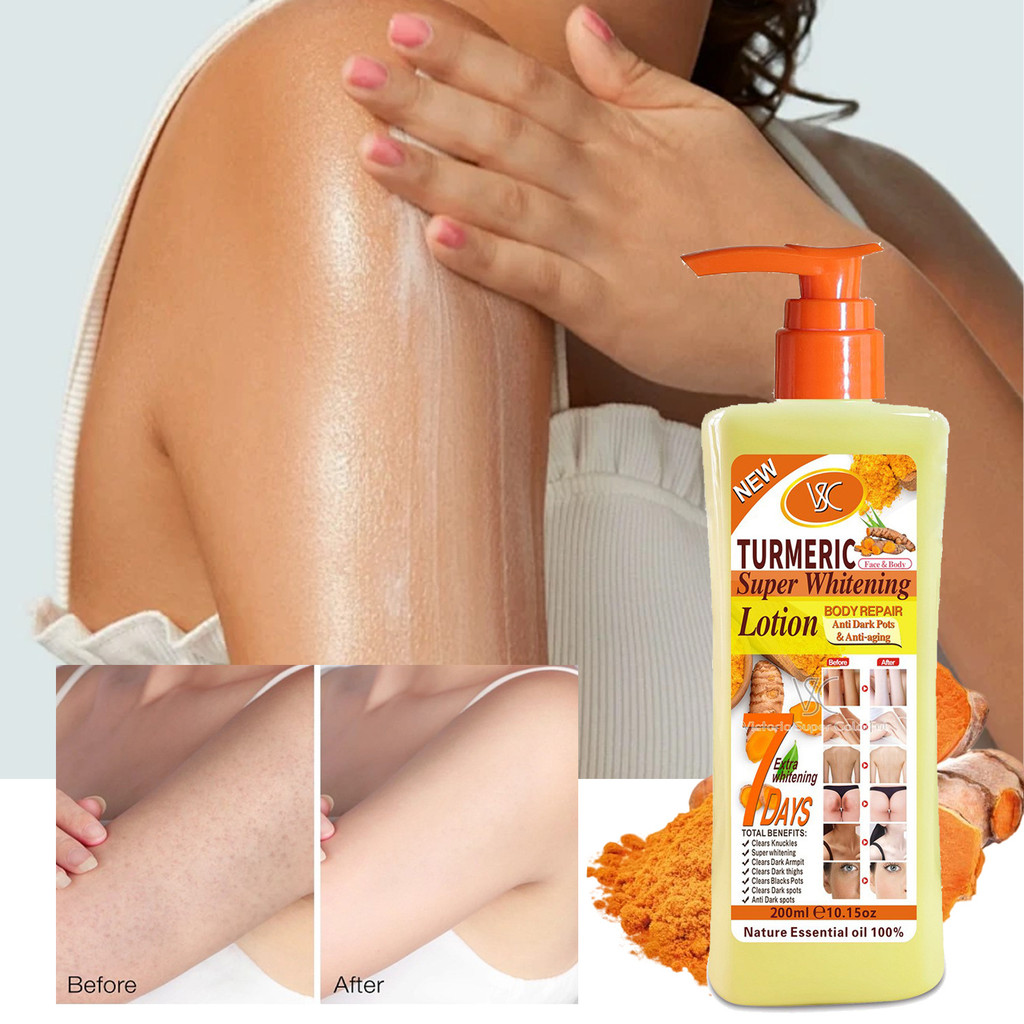 No Nourishing Repair Turmeric Body Lotion Refreshing Brightening Almond Body Lotion Papaya Body Loti