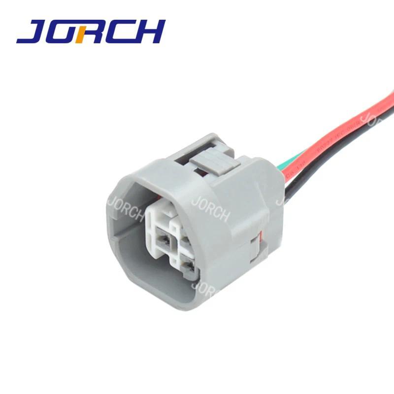 J 3 Pin หญิง1.8เกียร์อัตโนมัติ Solenoid ขั้วต่อหลอดไฟ LED รถสายไฟสำหรับ Toyota 90980-10919