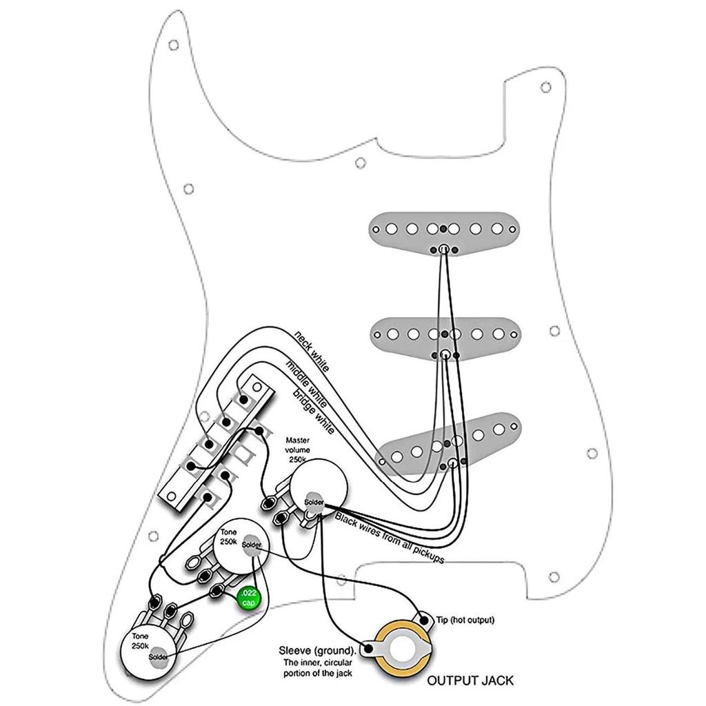 YG-Wilkinson Premium 60s WVS Alnico V Single Coil Guitar Pickups White Electric Guitar Pickups สําหร