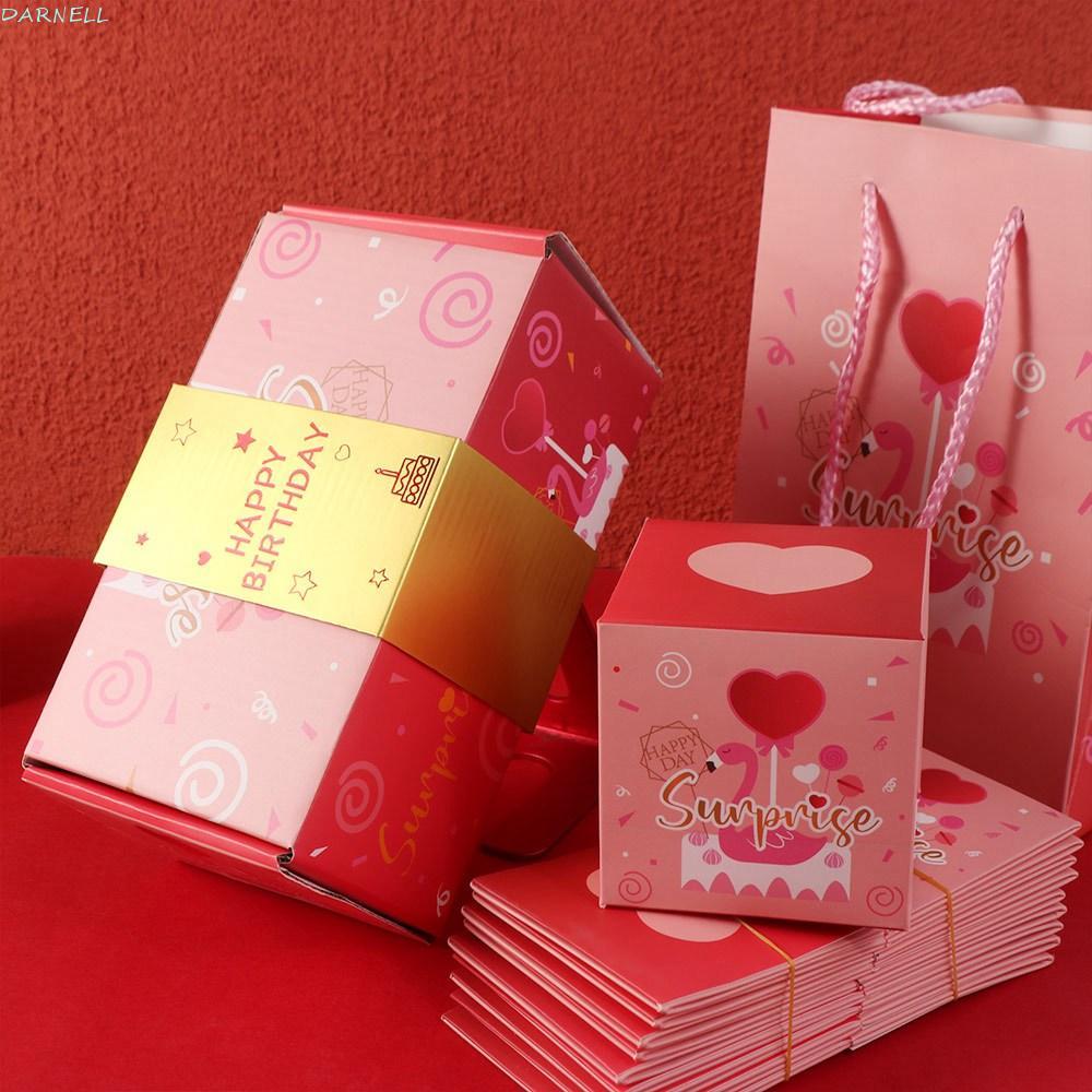 ดาร์เนล เซอร์ไพรส์กล่องตีกลับ,ป๊อปอัพเซอร์ไพรส์สนุกสนานกล่องของขวัญระเบิดเงินสด,ซองจดหมายสีแดงกล่องเงินกระดาษหรูหราคริสต์ม