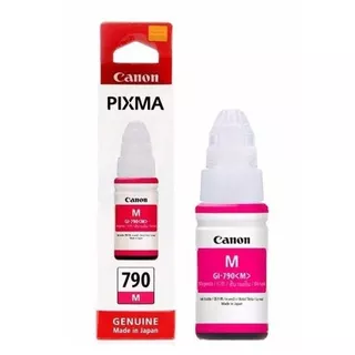 หมึกเติม CANON INK # GI-790 หมึกขวดแท้ 4 สี BK / C / M / Y สำหรับ Canon Pixma G1010 / G2010 / G3010 / G4010