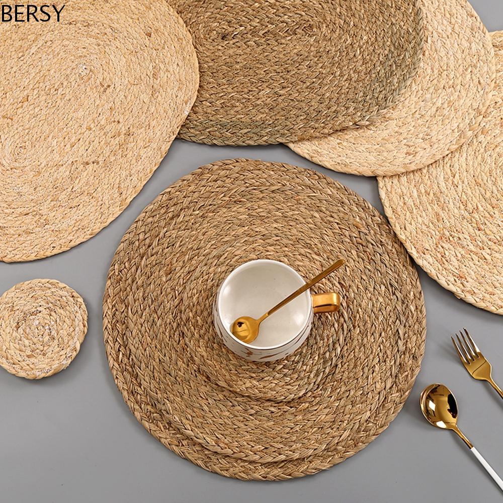BERSY Placemat Handmade Dinner N1N Home Table Mats Weave Table Pads
