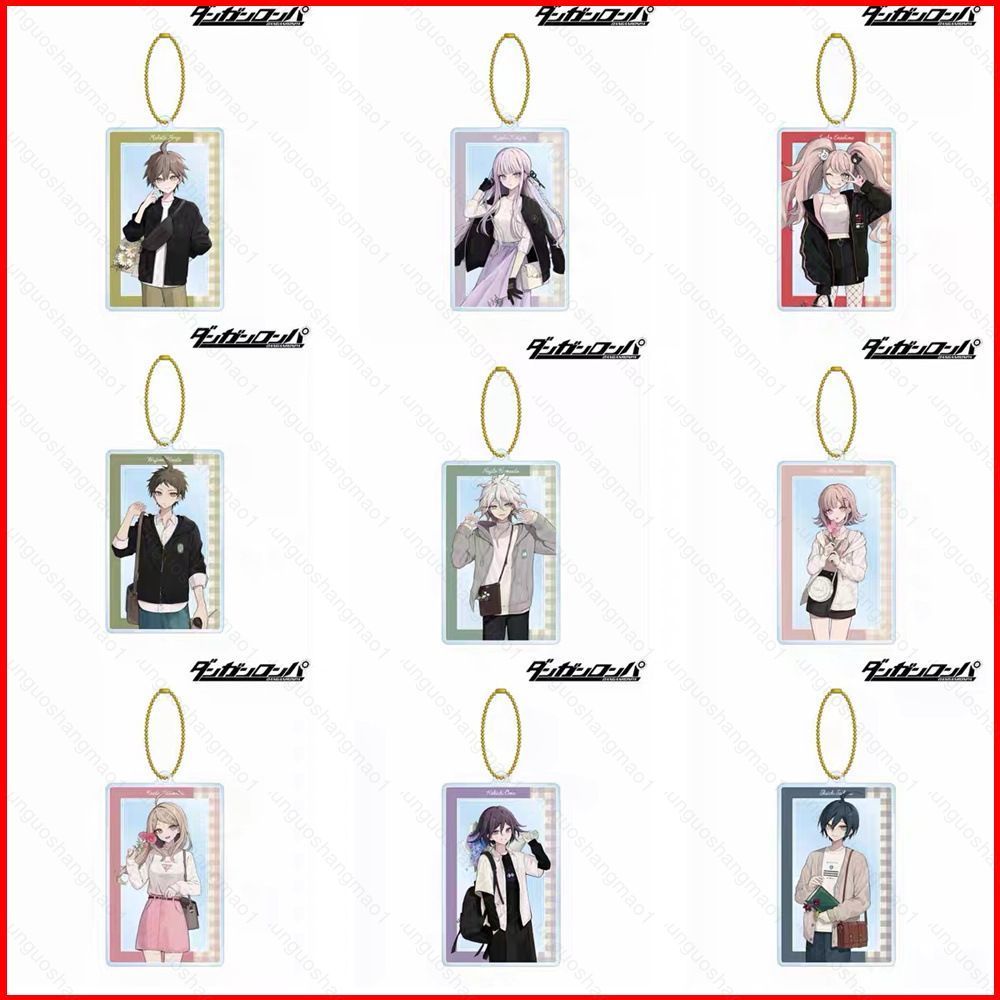 CH1 Danganronpa อะคริลิค kechain กระเป๋าจี้ป้ายอะนิเมะรุ่นของเล่นขาตั้งแผ่น HC1